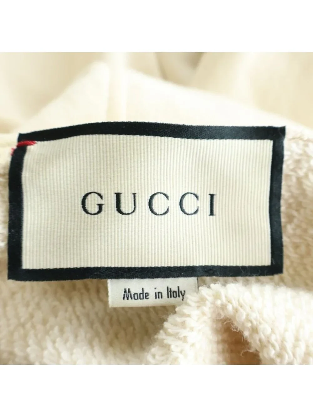 Gucci Interlocking Logo Pullover Hoodie Beige